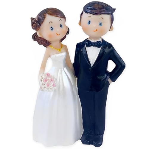 1Paires Figura Para Tarta De Boda,Figura De Novia y Novio Pareja Topper De La Torta Decoración De Pasteles Para Día De San Valentín, Regalos De Cumpleaños Boda,Decoración Del Hogar, Decoración Del Coc