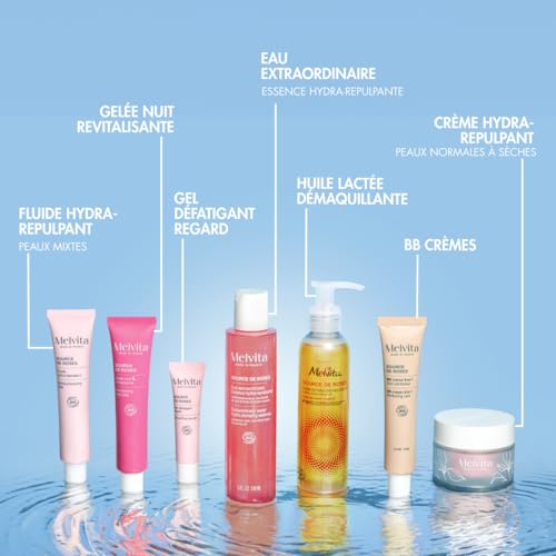 Soin Visage Source De Roses Eau Extraordinaire Essence Hydra repulpant Bio Melvita Le Flacon De 150ml - vue 7