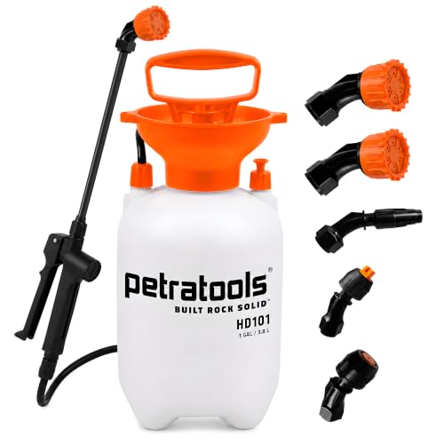 Image of PetraTools HD101 Pro Kit - Pump Sprayer 1 Gallon, 52-in Hose & 5 Nozzles