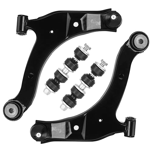 Front Suspension Lower Control Arms with Ball Joint Kit for Chrysler PT Cruiser 2001-2010, for Dodge Neon 2000-2005, for Plymouth Neon 2000-2001, K620009 K620010 K7348 (4Pc)