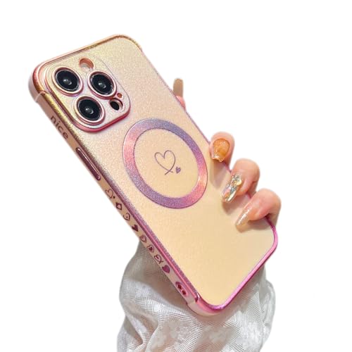 Coque luxe iPhone 13 Pro Max avec détails plaqués et dos irisé premium