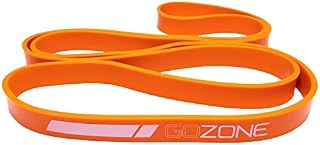 GoZone Medium Resistance Pull-Up Band - Closed Loop- 22-27kg Resistance - Providing Consistent Resistance During Workouts - Light & Portable - For Home & Gym Workouts - Orange - 100cm