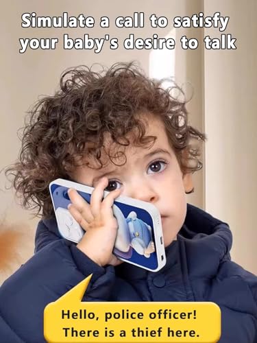 Image of Goyal's Kids Educational Music Phone Toy with Lights & Sound | Rechargeable Type C Learning Mobile for Toddlers | ABC Numbers Animals Sound Toy Phone | Interactive Early Learning Toy for Boys & Girls