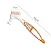 BLLREMIPSUR 2 Pcs Denture Brush Toothbrush, Multi-Tufted Bristles Deep Cleaning Denture Gap, Daily Brushing Keep for Freshness and Clean (Random Color)