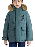 SEAUR Parka de invierno para niños, 13-14 años