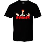 The Muppets Beaker Funny T Shirt L Black