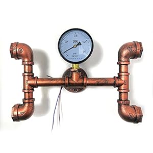 Retro Industriële Steampunk Lamp Ijzer Pijp Armatuur Wandlamp Vintage 4 Lamp