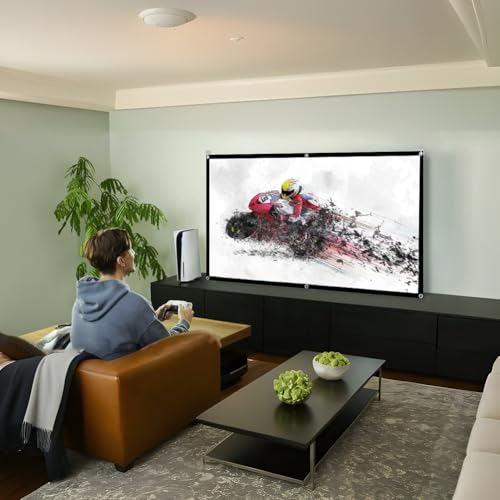 Pantalla portátil de proyector plegable 120 pulgadas 16:9 HD miniatura 3