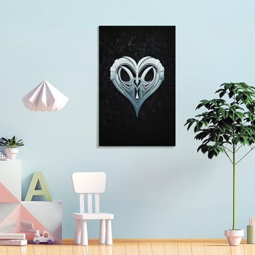 Impression sur toile poster vintage cartes à jouer 40x60