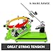ZIJINGM Badminton Racket stringing Machine, Tennis stringing Machine, 6-Point Fixation, Racket Rotation/Anti-Slip stringing re-stringing Tool