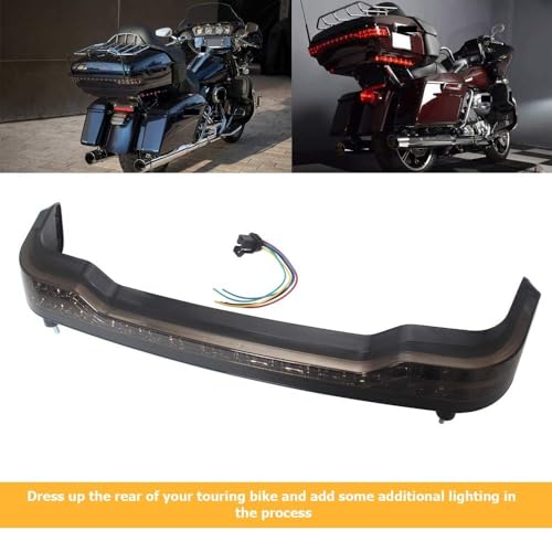 Luz trasera ahumada para Electra Glide Ultra Classic FLHTCU de 14 en adelante 5