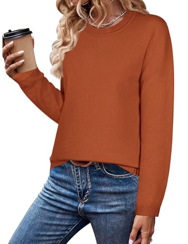Image of Zeagoo Sweaters for Women Fall Outfits Trendy 2025 Long Sleeve Shirts Bussiness Casual Knit Pullover Sweater Tops