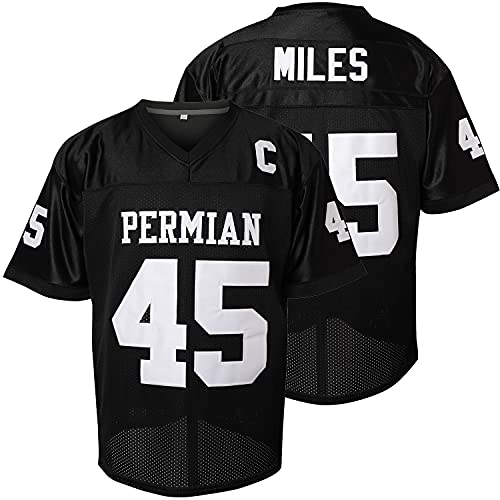 Boobie Miles Jersey, 45 Permian Friday Night Lights Football Jersey White Black S-XXXL (XX-Large,...