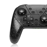 Wireless Pro Controller Compatible with Switch and Switch Lite, with 1200 mAh Rechargeable Battery, Dual Vibration, NFC, Wake Up and 6-Axis Gyro Function