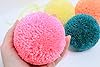 Single Large Yarn Pompoms 3 inch Pom Poms with Tails for Crafts or Decor in the Color of Your Choice (Purple) #2