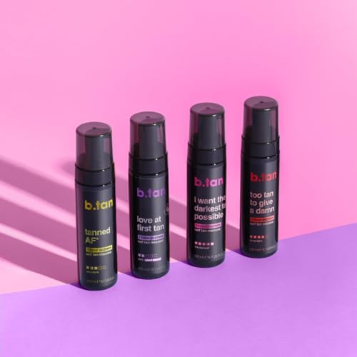 b.tan Autoabbronzante Più Scuro | I Want The Darkest Tan Possible - Veloce, 1 ora Di Mousse Abbronzante Senza Sole, 200ml - 9