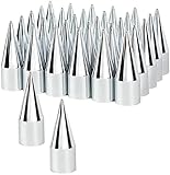 UNITED PACIFIC 10351CB Wheel Lug Nut Cover Set, Hub Cap, Chrome, Spike