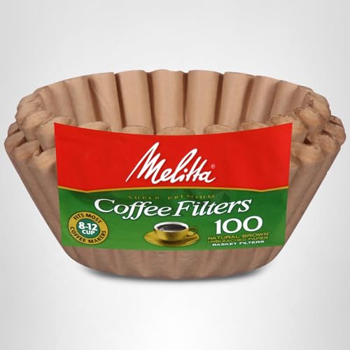 Melitta Natural Brown Basket Filters 100