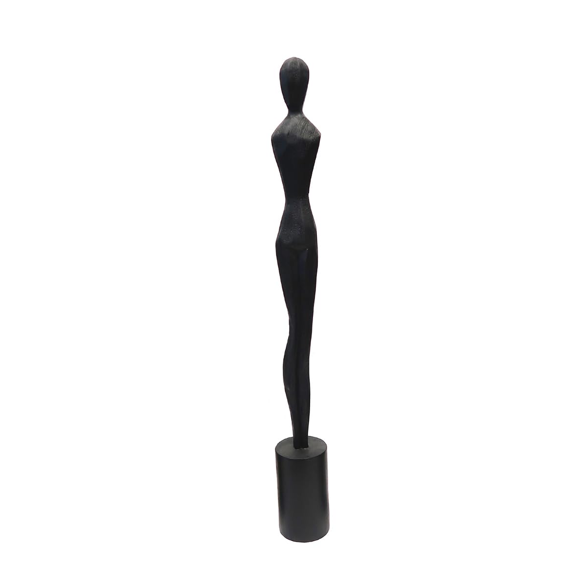 BY SIGRIS Origen Home Decor Figura Escultura Africana Varios | Figura de Sobremesa Negro - 77x9x9cm