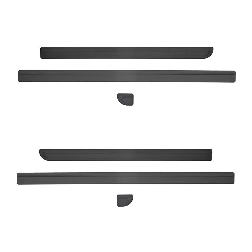 Mossa Protectores laterales negros adecuados para VW Volkswagen Multivan T5 Furgoneta (2004-2015) - distancia entre ejes corta