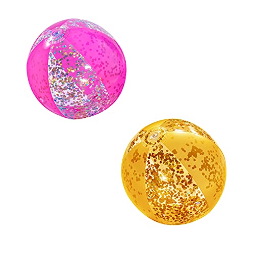 Bestway Float‘N Fashion Glitzer-Wasserball 41 cm, sortiert