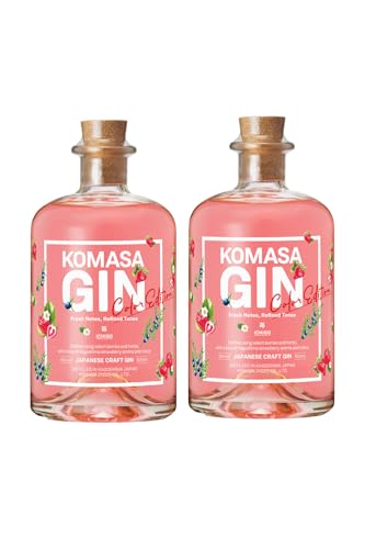 小正醸造 国産 クラフトジン KOMASA GIN 45% 苺-Color-Edition 500ml×2本 計1000ml 酒[入金確認後、12営業日以内に発送]