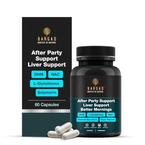 Image of Bargad DHM Metabolic Balance & Morning Refresh Supplement | Fuller Health After Party | Post-Celebration Wellness Support | 60 Capsules