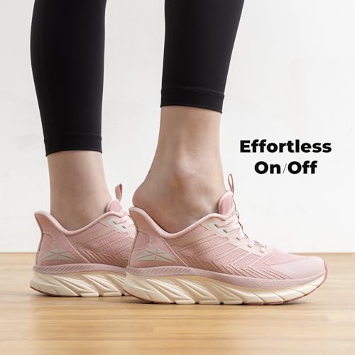 Image of ALLSWIFIT Women's Slip On Walking Shoes Running Comfortable Tennis Breathable Non Slip Athletic Gym Workout Cross Training Fashion Sneakers