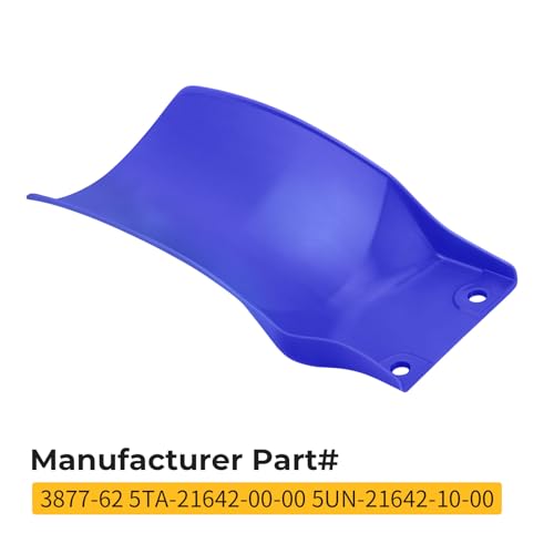 Image of M MATI Blue Fender Mud Flap for Yamaha YZ125 YZ250 YZ450F YZ400F YZ426F 1996-2024 WR250F WR450F WR400F WR426F 1998-2015 3877-62 5TA-21642-00-00 5UN-21642-10-00