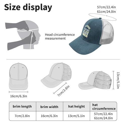 Just Becauses I'm Awakes Funny Jokes Saying Mom Woman Man Kids Mesh Hat for Women Fashionable Youthr Trucker Cap4