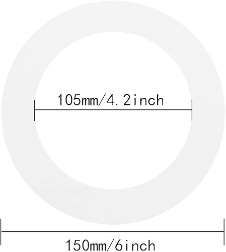 Miniatura 2 de ITROLLE 2 anillos empotrables Goof para iluminación de lata luces empotrables luz blanca anillo de moldura Goof diámetro exterior 5906in diámetro