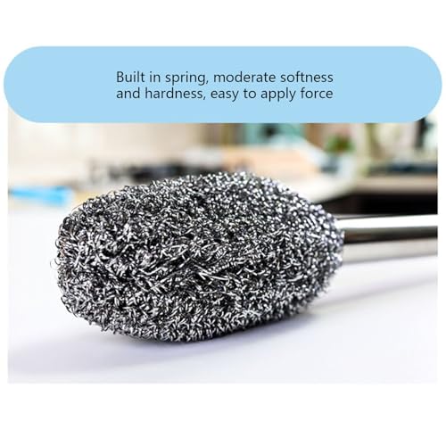 Image of UltraClean Long Handle Bottle and Jar Toilet Cleaner Brush Heavy-Duty Scrubber with Ergonomic Non-Slip Grip, Ideal for Deep Cleaning Toilets, Bottles-Jars and Hard-to-Reach Areas(Pack of 1)