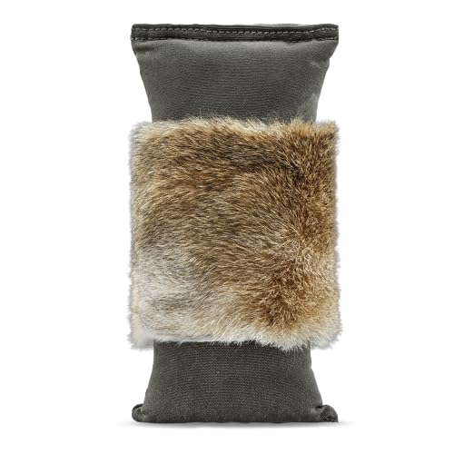 Firedog Dummy con auténtica piel de conejo – Apportel resistente para entrenamiento de perros (peso: 3000 g)