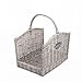Rustic Shabby Chic Style Grey Natural Wicker Fireside Log Basket Heavy Duty Kindling Wood Basket Home Storage Basket (Medium) Rustic Shabby Chic Style Grey Natural Wicker Fireside Log Basket Heavy Duty Kindling Wood Basket Home Storage Basket (Medium)