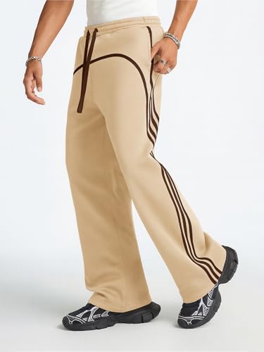 Image of Maniac || Mens || Side Stripe || Cotton || Baggy Fit || Trackpant