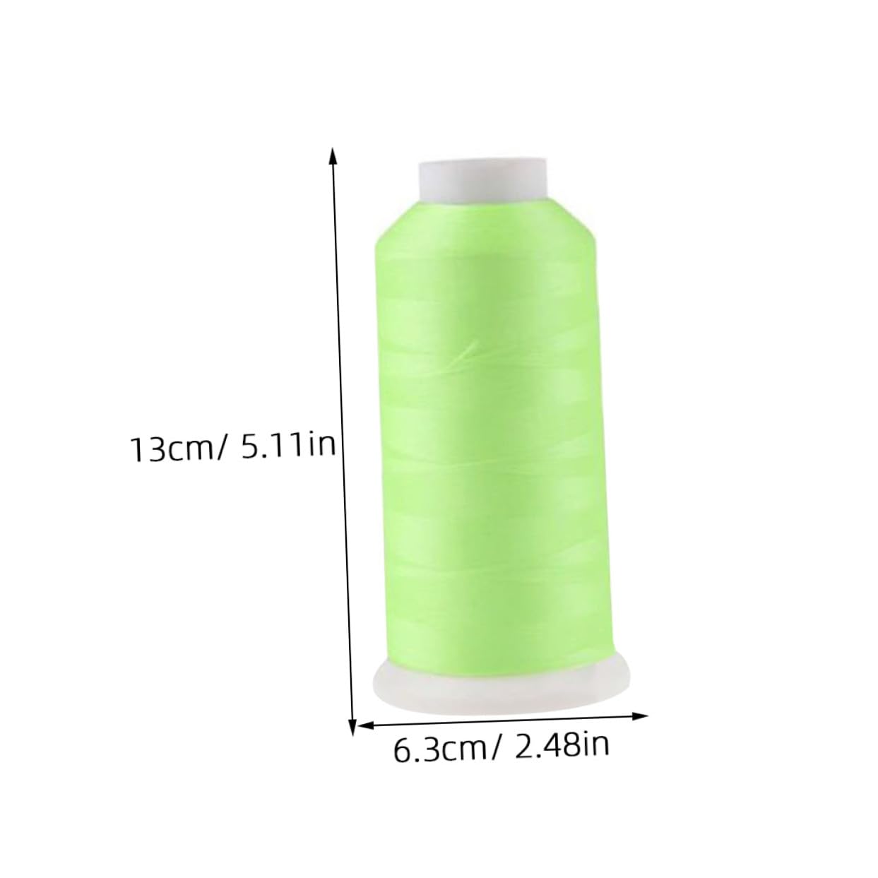 Leuchtendes Nähgarn aus Polyester 3000 Yards, Glatt und Weich
