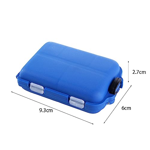 Vctitil 3 Piezas Mini Cajas de Aparejos para Pesca Estanque Impermeable con 10 Compartimentos, 3.6'' x 2.3'' x 1'' miniatura 2