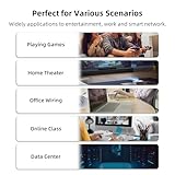 Dutevolns Ultra Flexible Cat 6 Ethernet Cable 8M, Soft 10Gbps Cat 6a Rj45 Network Cable, Gigabit LAN Cord for Mac, PC, Router, Laptop (White) - Image 7