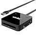 Produktbild atolla USB SD kartenleser 4in1 USB 3.0 Card Reader für SD/TF/CF/MS Kartenlesegerät mit Schalter und paraller Auslesungsfunktion für SDXC, SDHC, Micro SDXC, CF I, CF Pro II, MS PRO Karte