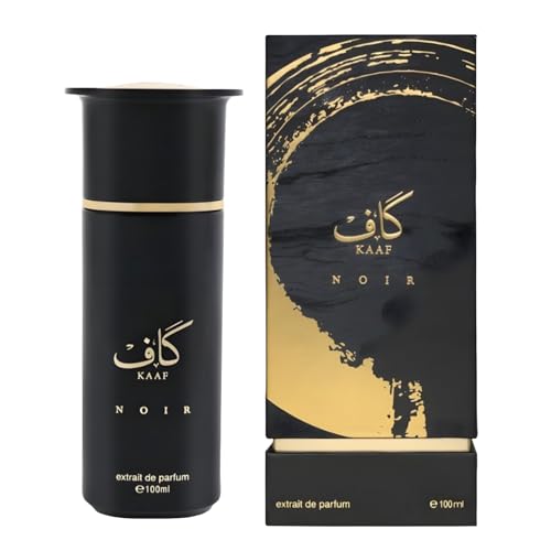 Ahmed Al Maghribi Kaaf Noir Extrait De Parfum 3.4 Oz – Luxury Unisex Long Lasting Perfume for Men...