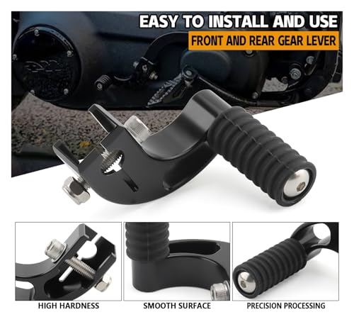 Levier de vitesse talon évite usure bottes Softail Breakout - 7