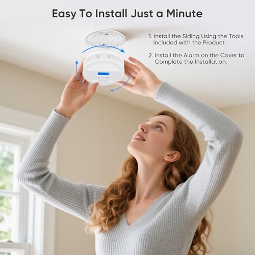Smart Smoke Alarm WiFi Connected