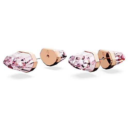 SWAROVSKI Lucent Pierced Stud Earrings, Bright Pink Crystals on a rose-gold tone Finished Setting, Part of the Swarovski Lucent Collection3