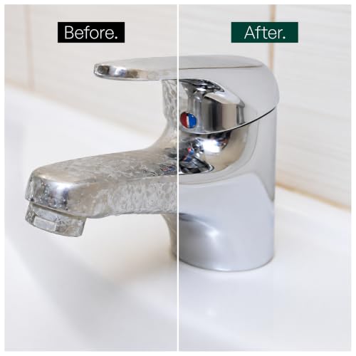 Image of GoTile Pro Tap & Tile Cleaner Spray 500 ml | Hard Water Stain & Limescale Remover | Bathroom Cleaner for Taps, Faucets, Showerheads, Tiles, Grout, Sinks & Bathtubs | Removes Soap Scum