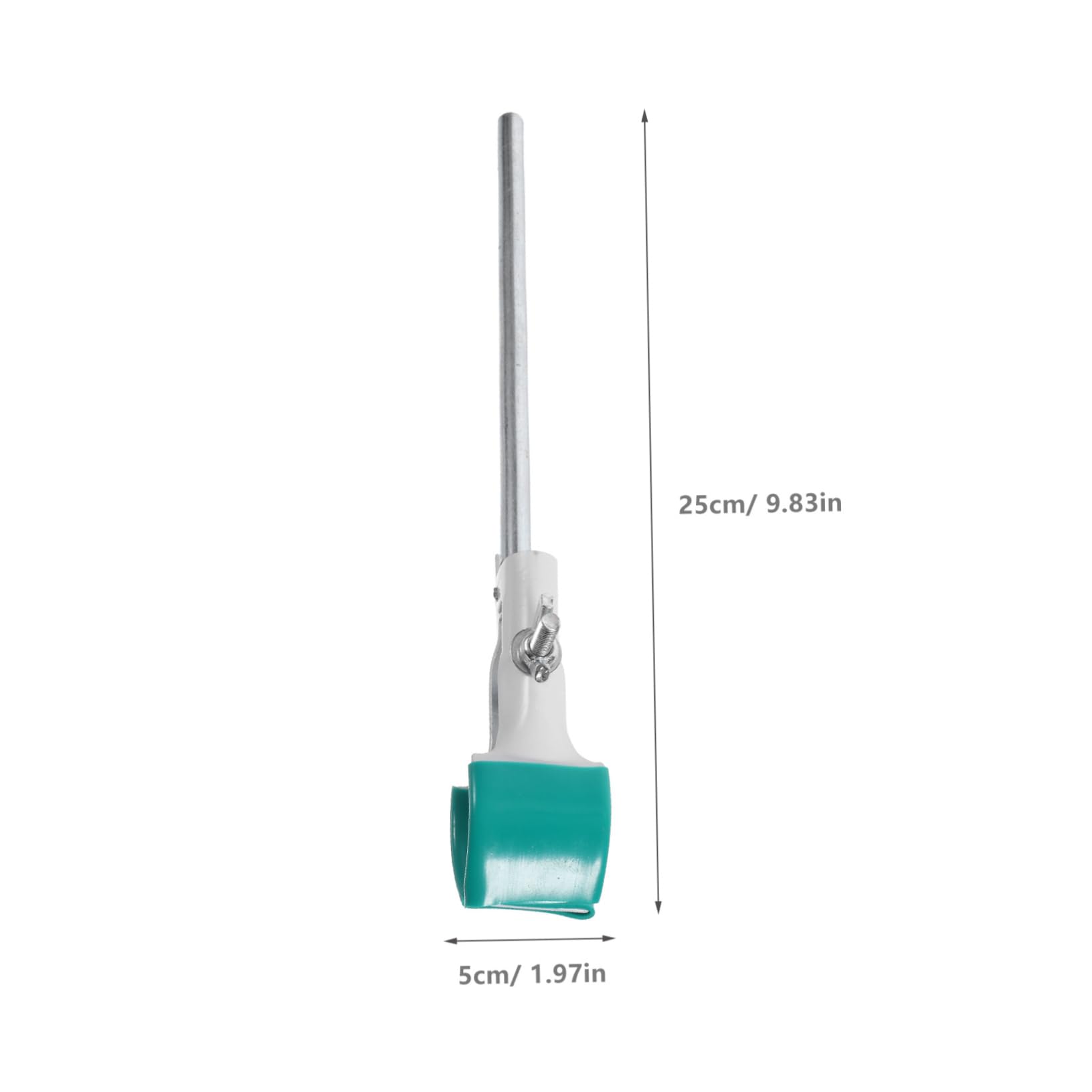 Zerodeko Morsetti per Laboratorio 3pezzi in Acciaio al Carbonio e Pvc Nero, Forma a Dito, Fissaggio Sicuro per Beaker e Flask, per Esperimenti Didattici e Laboratori Industriali