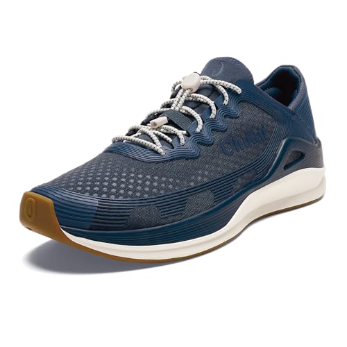 Image of OluKai 'Ahi Men's Water Shoes, Cushioned & Quick-Drying Marine Sneaker, Breathable Mesh & Wet Grip Rubber Outsole for Boats, Docks & Wet Surfaces