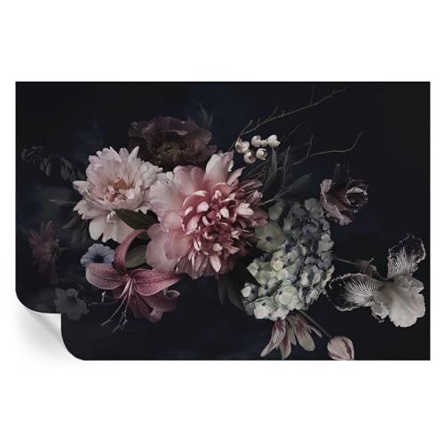 Murales autoadhesivos florales 104x70 cm para transformar el ambiente de dormitorios 2
