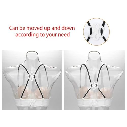 Image of DClub Razor Clips Bra Strap Clips Racer Back Conceal Straps Cleavage, Bra Strap clip holder hook, Anti Slip Bra strap holder