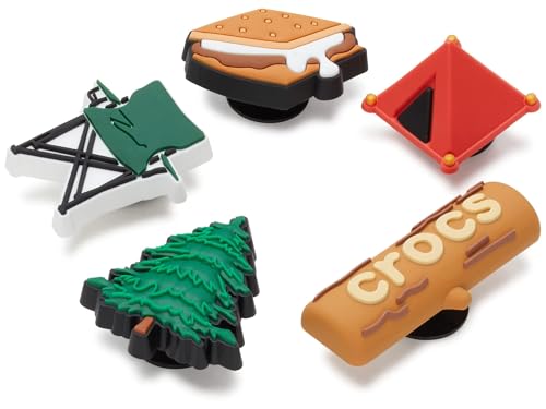 Image of Crocs 5-Pack Nature Shoe Charms | Jibbitz, Gone Camping, One Size
