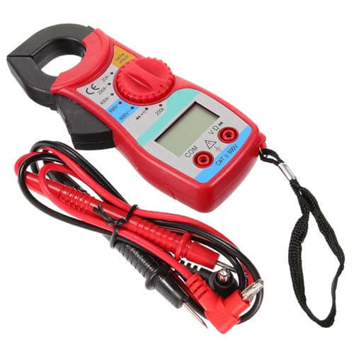 Hemobllo Amperímetro De Pinza Digital Voltímetro Medidor De Corriente Multímetro Pinza Amperimétrica